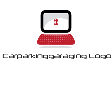 laptop security computer logo