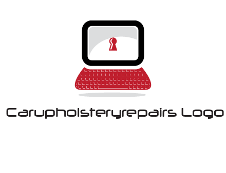 laptop security computer logo