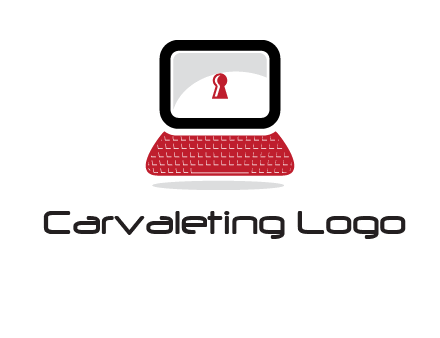 laptop security computer logo