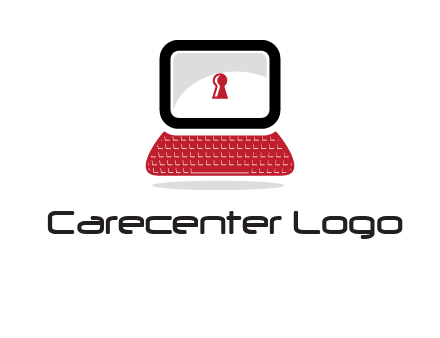 laptop security computer logo