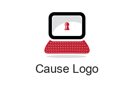 laptop security computer logo