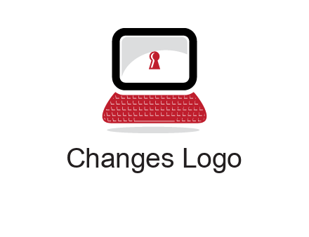laptop security computer logo