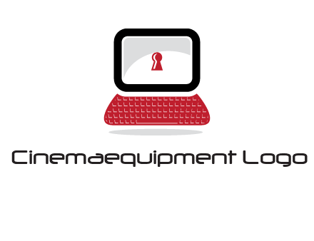 laptop security computer logo