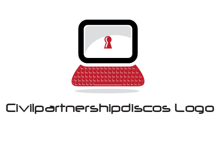 laptop security computer logo
