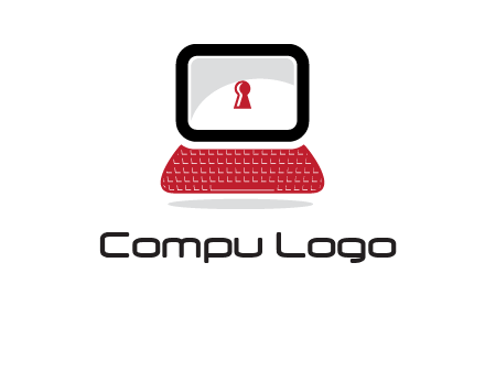 laptop security computer logo