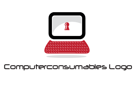 laptop security computer logo