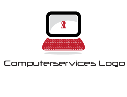 laptop security computer logo