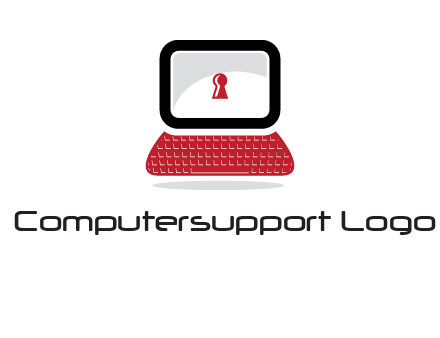 laptop security computer logo