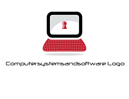 laptop security computer logo