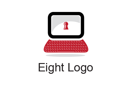 laptop security computer logo