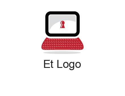 laptop security computer logo