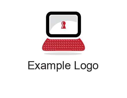 laptop security computer logo