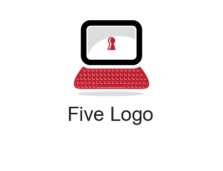 laptop security computer logo