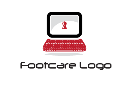 laptop security computer logo