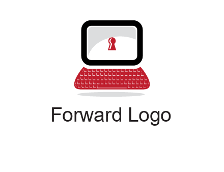 laptop security computer logo