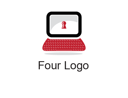 laptop security computer logo
