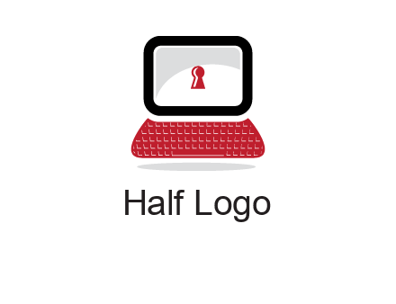laptop security computer logo
