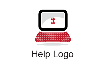 laptop security computer logo