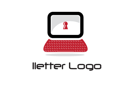laptop security computer logo