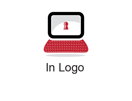 laptop security computer logo
