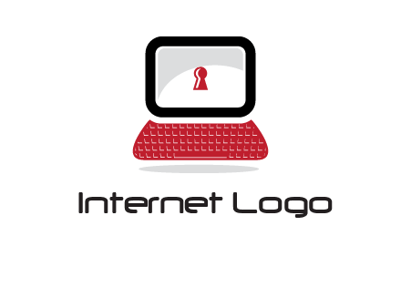 laptop security computer logo