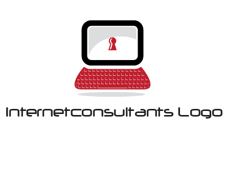 laptop security computer logo