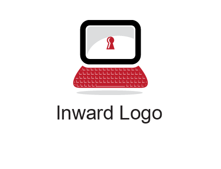 laptop security computer logo