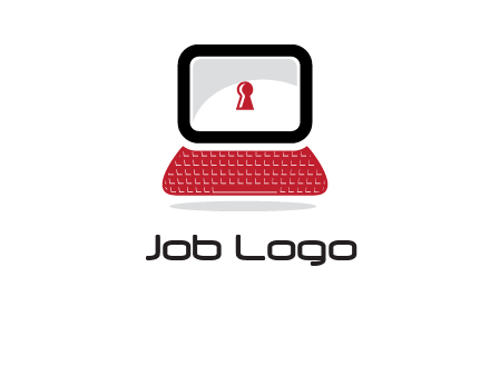 laptop security computer logo