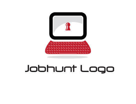 laptop security computer logo