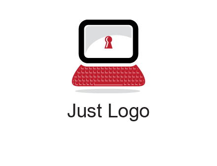 laptop security computer logo