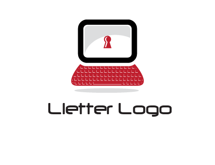 laptop security computer logo
