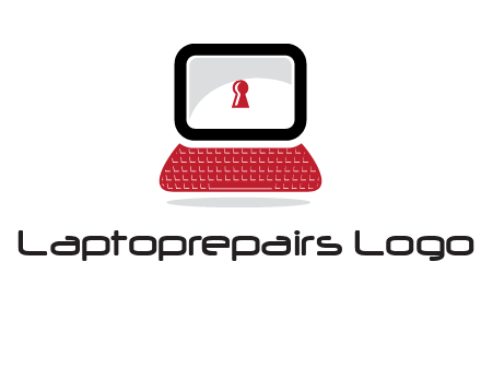 laptop security computer logo