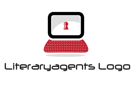 laptop security computer logo