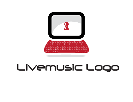 laptop security computer logo