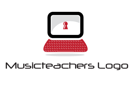 laptop security computer logo