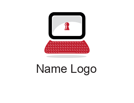 laptop security computer logo