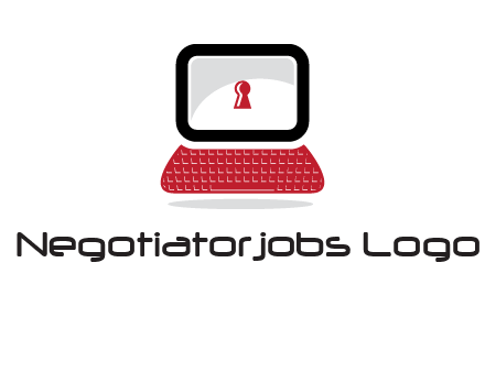 laptop security computer logo