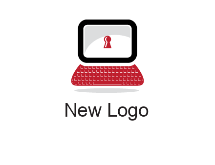 laptop security computer logo