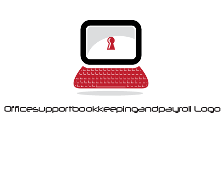laptop security computer logo