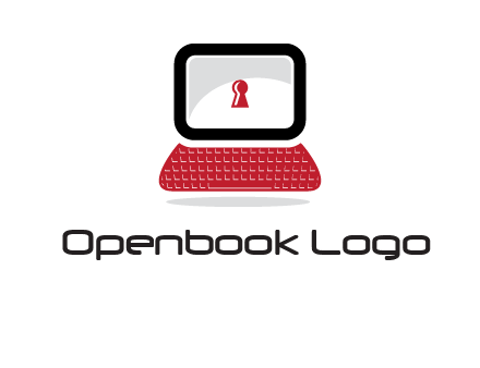 laptop security computer logo