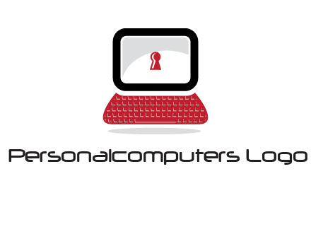 laptop security computer logo