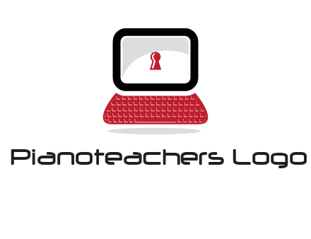 laptop security computer logo
