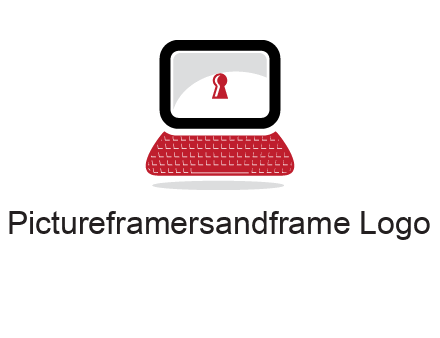 laptop security computer logo