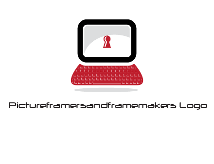 laptop security computer logo