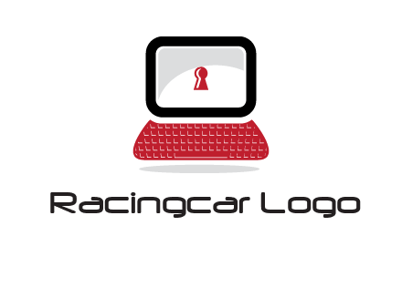 laptop security computer logo