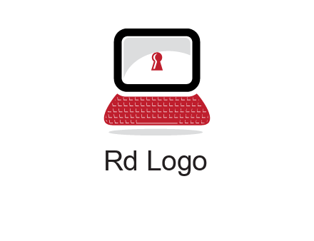 laptop security computer logo