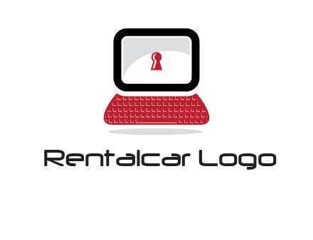 laptop security computer logo