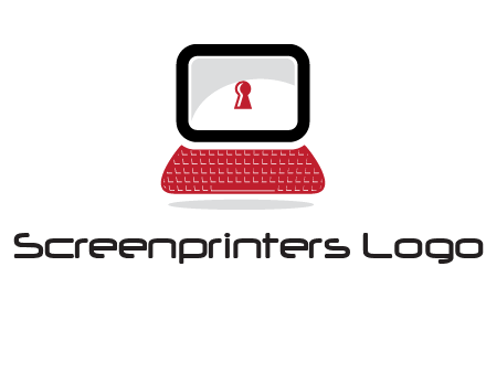 laptop security computer logo