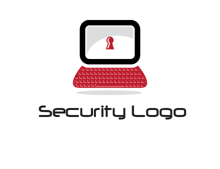 laptop security computer logo