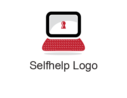 laptop security computer logo